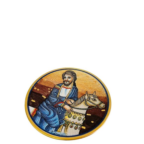 Veneto Flair Abramo e il Viaggio Limited Edition Plate Hand Painted by Franco La - Picture 2 of 11